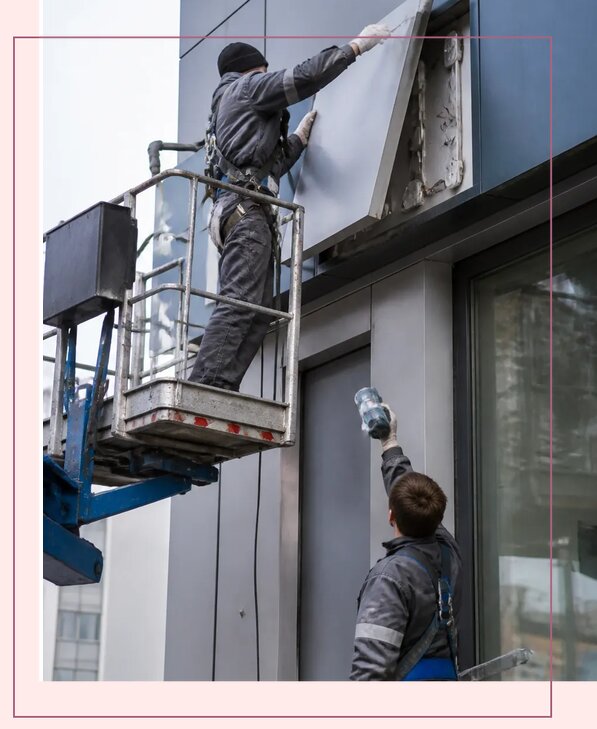 Ремонт вывесок, световых коробов и наружной рекламы в Щекине